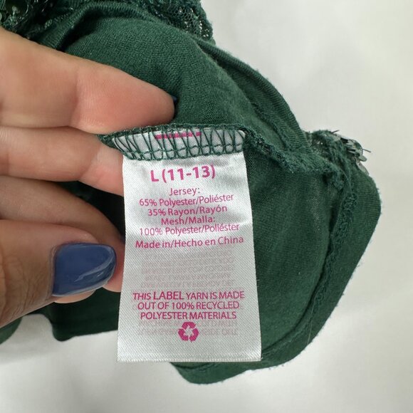 2/$30 NO BOUNDARIES Sequin Tank Top  Hunter Lodge  Green Large #A0217 TRB2 - Picture 10 of 11
